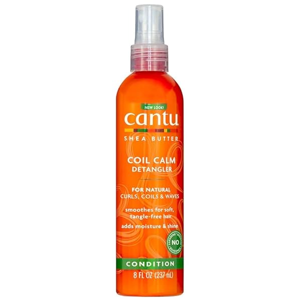 CANTU PROTECTIVE STYLES BY ANGELA CONDITIONING DETANGLER WITH MARULA OIL & ALOE VERA, 8 OUNCE