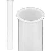(1 Pack) Yariwiz White Sink Drain Extension Tailpiece 1 1/2 Inch x 12 inch Length for Kitchen Sink Drain Pipe Tubular KSD-006