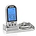 Supreme Home Cook Wireless Oven and Grill Digital Long Range Meat Thermometer with Timer