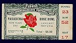 1974 Rose Bowl Ticket Illinois Fighting Illini vs UCLA Bruins 16615