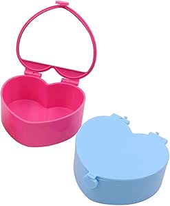 TOYANDONA 2 Piezas Caja de Joyería en Forma de Corazón Caja de Caja de
