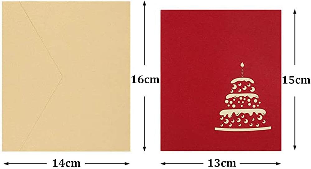 Decorations Et Accessoires De Fetes Fournitures De Loisirs Creatifs Napravi Rs Carte D Anniversaire Pop Up 3d Enveloppe Incluse Carte Cadeau Danniversaire Carte Postale En Papier Avec Gateau Danniversaire Bougie Feux Dartifice Pour Enfants Femmes Hommes
