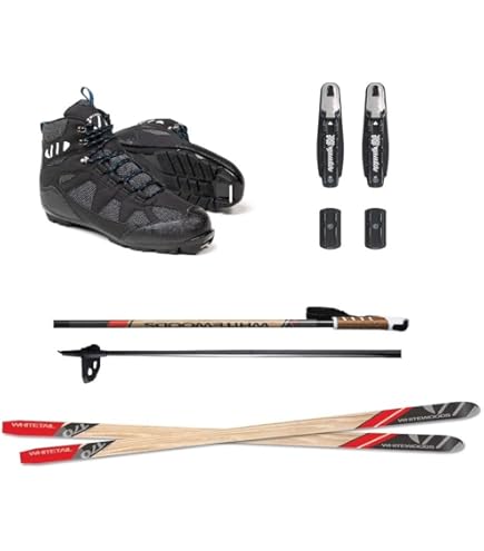 Amazon.com : Whitewoods Adult NNN Cross Country Ski Package, 207cm