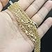 Wholesale 12 PCS Gold Plated Brass Flat Cable Chain Finished Necklace Chains Bulk for Jewelry Making (18 Inch(1.5MM))