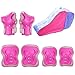 LoveS Kids Knee Elbow Wrist Pads Guards Set with Skate Bag for Skating