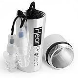 Ear Plugs for Musicians, Travel, Motorcycle, Sport & Drummers. Live Music, Concerts & Festivals. High Fidelity Earplugs Ear Noise Protection - Protect Your Hearing