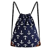 Anchor Drawstring Bag Tote Bags 15.4