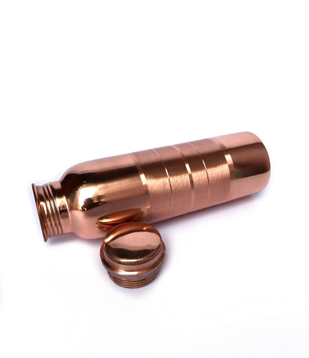 PR INTERNATIONAL Pure Copper Water Bottle with Lid 900ML