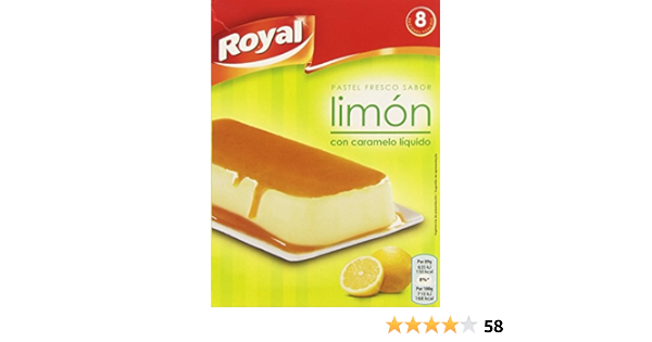 Royal - Preparado de Pastel Sabor Limón con Caramelo Liquido ...