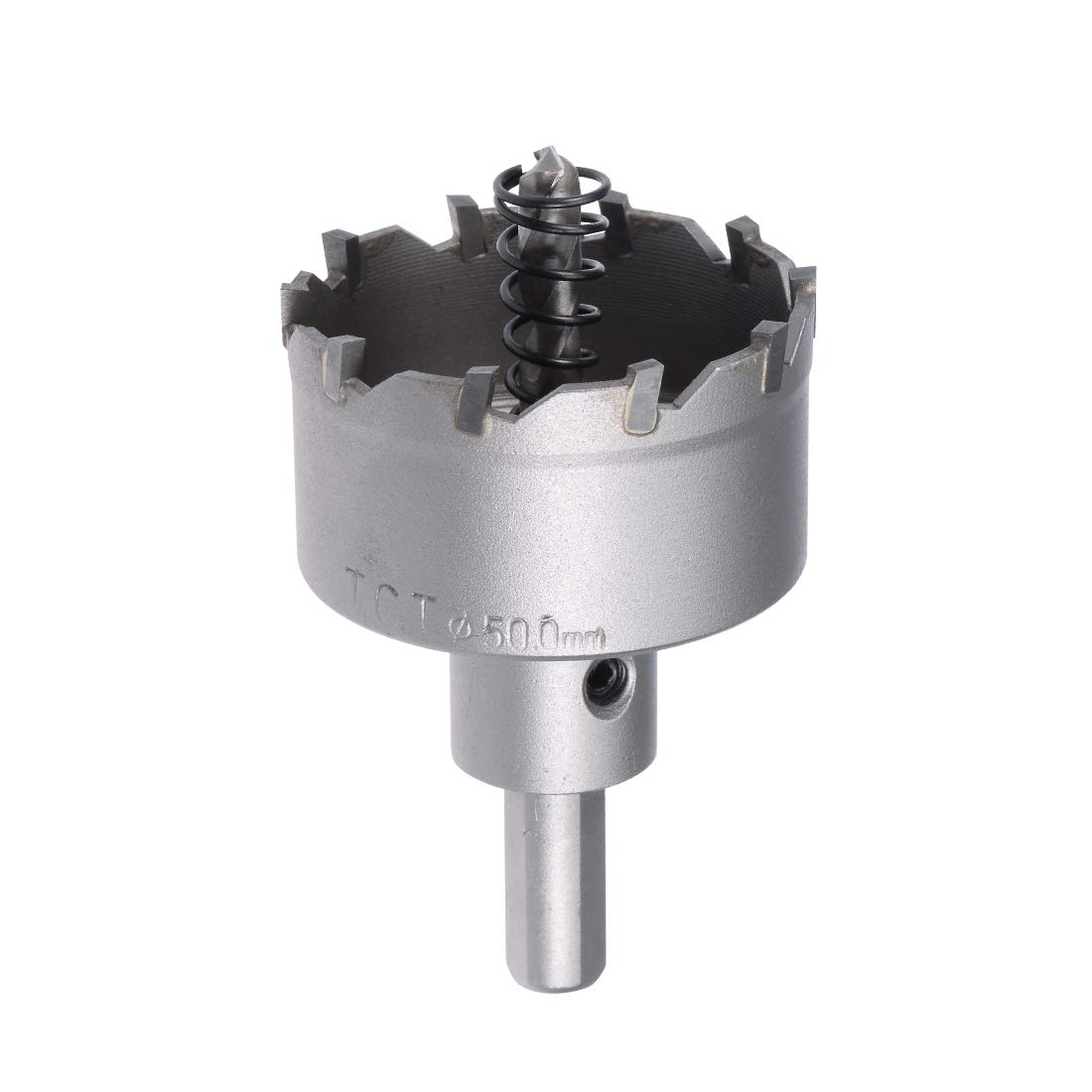 Sourcingmap 50mm Carbide Hole Cutter, TCT Hole Saws for 0.5mm-3mm Stainless Steel 5mm Metal Sheet