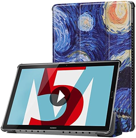 Lobwerk Tablet Case for Huawei MediaPad M5 10.8 Inch Protective Smart Cover with Auto Sleep/Wake, Multi-Angle Stand and Stylus Pen