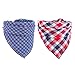 Chiachi Pet Dog Bandana Scarf Pack-SCENEREAL Triangle Bibs Reversible Plaid Printing Kerchief Set Accessories for Small to Large Dogs Cats Pets