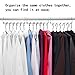 CBTONE 6 Pack Closet Space Saving Hangers, Multi-Purpose Metal Magic Cascading Hangers With Updated Hook Design for Organizing Wardrobe Clothing