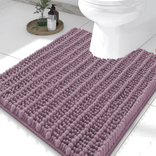 Smiry Bathroom Toilet Rugs U Shaped