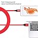 Lightning Cable, XUHANG iPhone Cables 3Pack (3+6+10FT) Lighting to USB Cable Nylon Braided Cord Charger for iPhone X/8/8 Plus/7/7 Plus/6/6 Plus/6s/6s Plus/5/5s/5c/SE and More (Red)