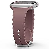 Sunnywoo Lace Silicone Band Compatible with Apple