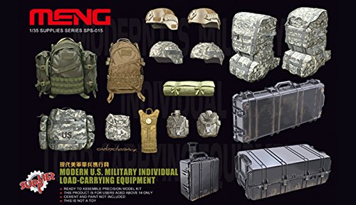 Meng 1:35 Modern US Military Individual Load-Carrying Equipment Plastic #SPS015