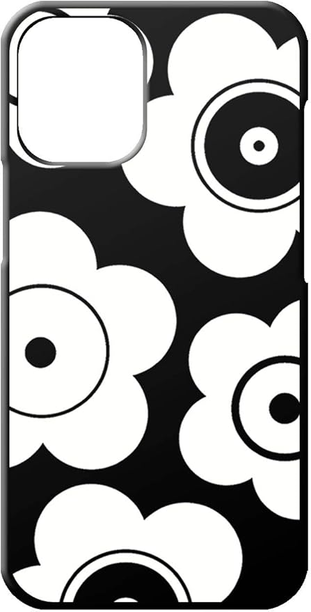 Amazon Sslink Iphone12 Mini アイフォン12ミニ ブラック ハードケース T026 花柄 マリメッコ風 レトロ フラワー カバー ジャケット スマートフォン スマホケース ケース カバー 通販