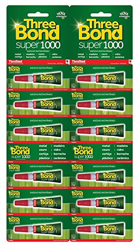 Cola Instantânea 2 g Three Bond Nova com 12