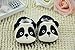 DZT1968® Baby Girl Cotton Panda Soft Sole Anti Slip Prewalker Shoes Socks (S (0-4 Months))