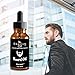 Asavea 100% Natural Men’s Beard Oil Leave-In Conditioner and Softener and beard growth, Stop Itching (60ML)