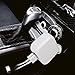 2-in-1 Compact Dual USB Wall Charger and Car Charger 5V 2.1A Fast Charging AC DC Home /Travel Charger for iPhone 7 / 6s / 6 / Plus, iPad, Samsung Galaxy and More - White