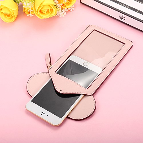 image for Neck Pouch, Charminer Women Cute Animal Shape Lanyard Phone Purse Neck