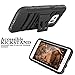 LoHi Compatible with Galaxy S6 Case, Heavy Duty 3 in 1 Ultra Protective Galaxy S6 Holster Case with Belt Clip for Samsung Galaxy S6