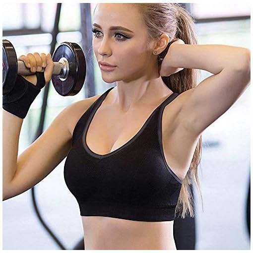 FITTIN Racerback Sports Bras for Women - Padded Seamless High Impact Support for Yoga Gym Workout Fitness - Image 3