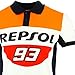 HRC Honda Repsol Marc Marquez 93 Moto GP Panel Polo Shirt Official 2017