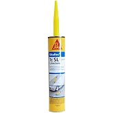 SIKA Sikaflex-1C SL Self-Leveling Concrete Joint Sealant, Limestone, 29 oz | Polyurethane formula, Waterproof and durable repair, For driveways, sidewalks, concrete floors and industrial applications