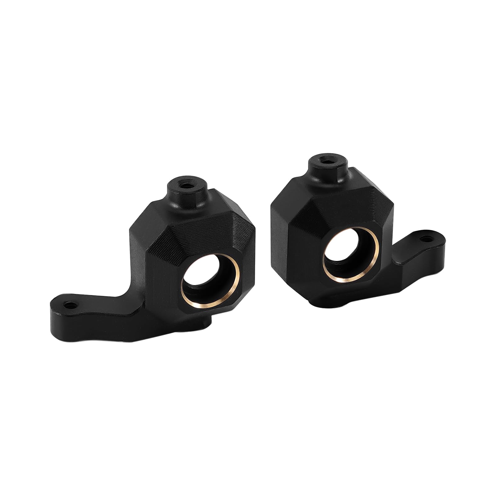 INJORA Black Brass Steering Knuckles for 1/18 HPI Venture18