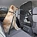 CYTIK Dog Seat Belt, Vehicle Harnesses Car Safety Seatbelt Tether Leash for Dogs Puppy Cats Pets, Adjustable from 17 to 27 inch, Nylon Fabric Material Black [2 Pack]