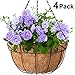 Amagabeli 4 Pack Metal Hanging Planter Basket with Coco Coir Liner 14 Inch Round Wire Plant Holder with Chain Porch Decor Flower Pots Hanger Garden Decoration Indoor Outdoor Watering Hanging Baskets primary