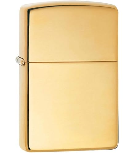Amazon.com: Zippo Lighter: Gold Brick 999.9 - High Polish Brass
