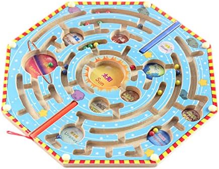 JAMOR Maze Magnetic Game A New And Challenging Game Developed by That Uses Hand/Eye Coordination,Motor Skills And Dexterity to Move The Ball Around a Maze on a Moving Platform. The Fastest Time Wins