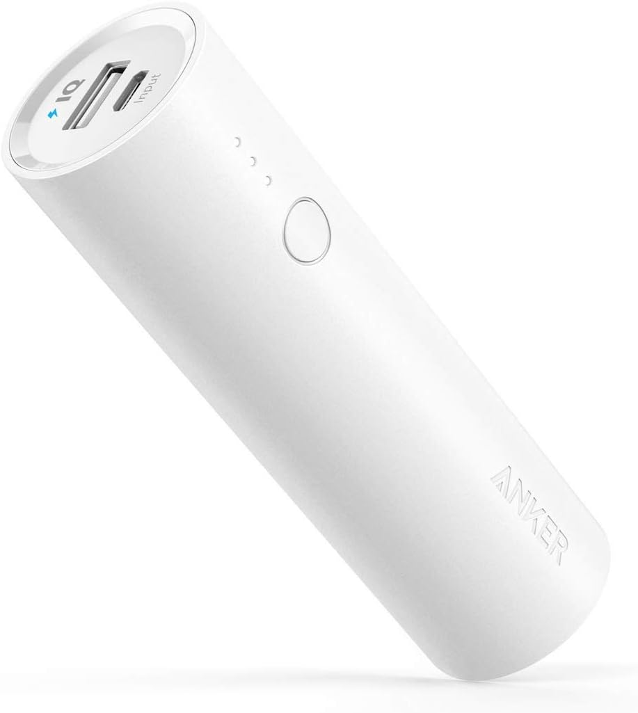 Anker PowerCore 5000 Portable Charger, Ultra-Compact 5000mAh External Battery with Fast-Charging Technology, Power Bank for iPhone, iPad, Samsung Galaxy and More