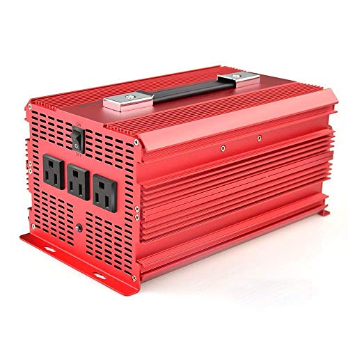 BESTEK 2000W Power Inverter 3 AC Outlets DC