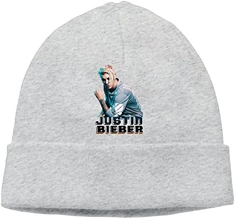RiPoLo JB Justin Bieber Hip-Hop Beanie Cap Caps Hats Ash