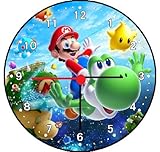 Super Mario Yoshi Wall Clock