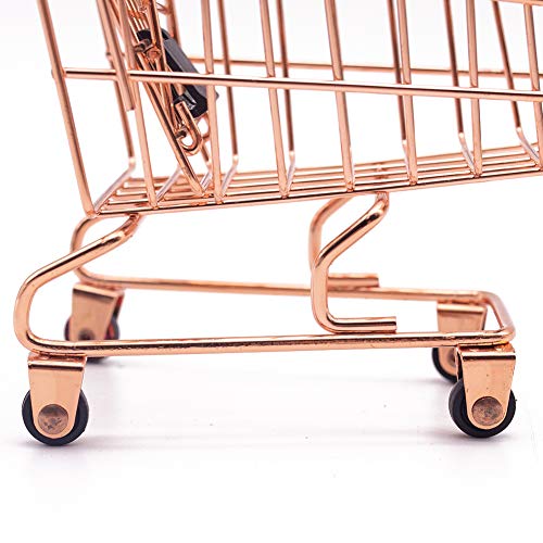 Mini Brands Shopping Cart, 2PCS Shopping Day Grocery Cart Mini Supermarket Handcart Toy Shopping Carts