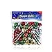 Unomor Jingle Bells for Crafts Small Christmas Bells with Gold, Silver, Red and Green Color 3/4Inch - 72 PCS