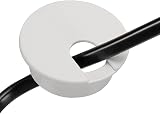 DuDuZui Desk Grommet 35mm 10PCS with Hole Saw White 44mm Ø 13mm H view 3
