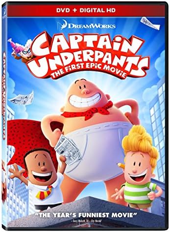 Captain Underpants: The First Epic Movie (DVD 2017) Animation Family LaMarca