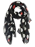 Cute Animal Wrap Scarf for Womens Fun Hedgehogs Printed Cozy Light Scarves