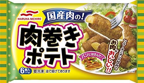Amazon Co Jp 冷凍 マルハニチロ 肉巻きポテト 6個入 Food Beverages Alcohol