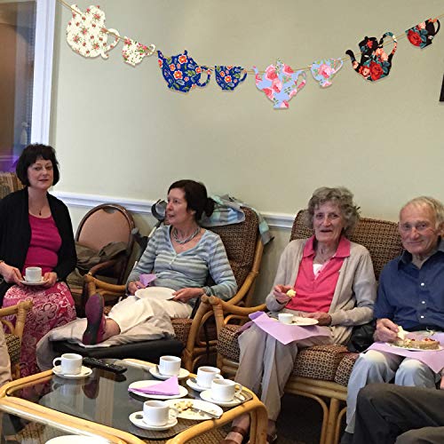 5 Tea+Party+Decorations+Birthday+Assembled