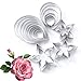 KALAIEN 23pcs/set Rose Petal Cutter Set Gum Paste Fondant Cake Cutters kitchen Supplies Baking Mould