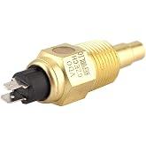 Water VDO Temperature Sensor, 1Pcs High Reliability 1/2N PT Water VDO Temperature Sensor for Oil Water Gauge