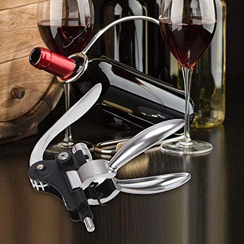 BYUEE Lever Corkscrew Wine Bottle Opener Set Silver Pricepulse